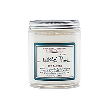 STONEWALL HOME WHITE PINE SOY CANDLE, 6.5 Ounce