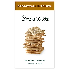 Stonewall Kitchen Simple White Down East Crackers, 5 oz