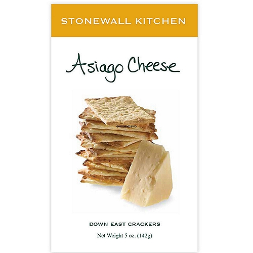 Stonewall Kitchen Asiago Cheese Down East Crackers, 5 oz