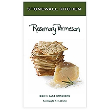 Stonewall Kitchen Rosemary Parmesan, Down East Crackers, 5 Ounce