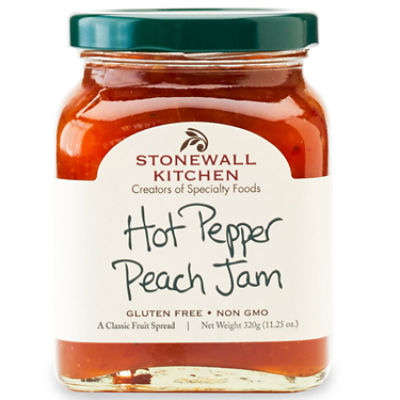 Stonewall Kitchen Hot Pepper Peach Jam, 12 oz