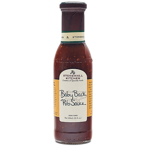 Stonewall Kitchen Baby Back Rib Sauce, 11 fl oz
Mouthwatering, fall-off-the-bone ribs demand a seriously awesome sauce, and we've got the winning formula right here! Rich and flavorful with just the right vinegary tang, our sauce has the classic, down-home taste you crave. Use it as a marinade for chicken or beef, to top a juicy burger or to slather on ribs before and after grilling for next-level barbecue that'll earn you pit-boss status!