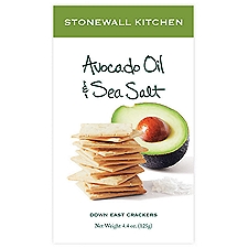 Stonewall Kitchen Avocado Oil & Sea Salt Down East Crackers, 4.4 oz