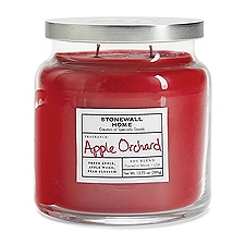 STONEWALL HOME APPLE ORCHARD MED CANDLE, 13.75 Ounce