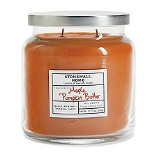 STONEWALL HOME MPL PUMPKIN BTTR MED CANDLE, 13.75 Ounce
