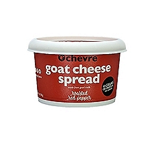 BELLE CHEVRE ROASTED RED PEPPER GOAT CHEESE SPREAD   , 6 Ounce