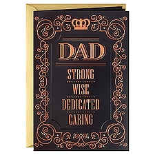 Mahogany Father's Day Card, 1 Each