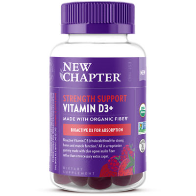 New Chapter Strength Support Vitamin D3 Gummy, 60 each