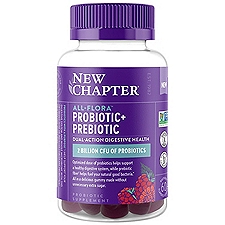 NEW CHAPTER All flora Probiotic + Prebiotic Gummy, 60 Each