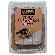 Fairway Pitted Mixed Olives, 16 oz