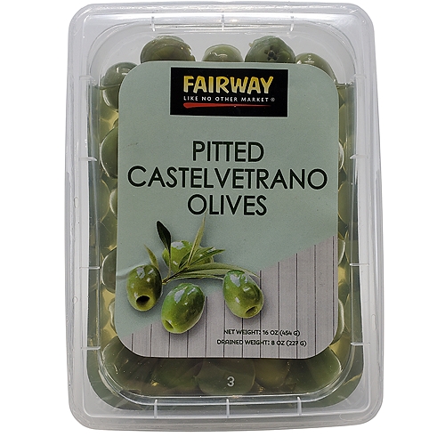 Fairway Pitted Castelvetrano Olives, 16 oz