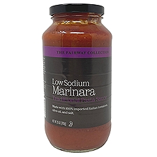 Fairway Low Sodium Marinara Traditional Pasta Sauce, 25 Ounce