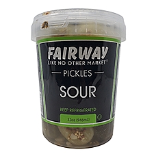 Fairway Sour Pickles, 32 Ounce