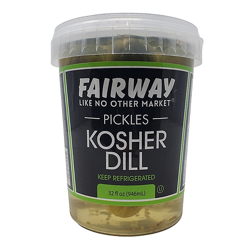 Fairway Kosher Dill Pickles, 32 oz