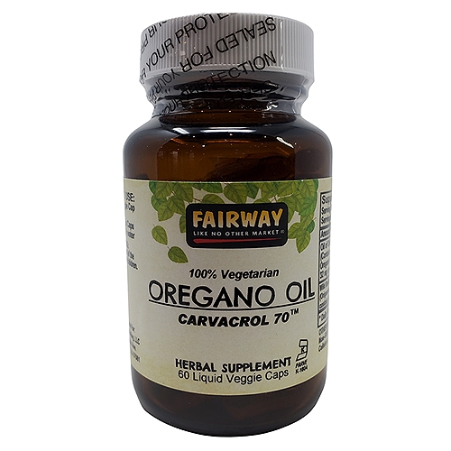 Fairway Oregano Oil 100% Vegetarian, 1 each