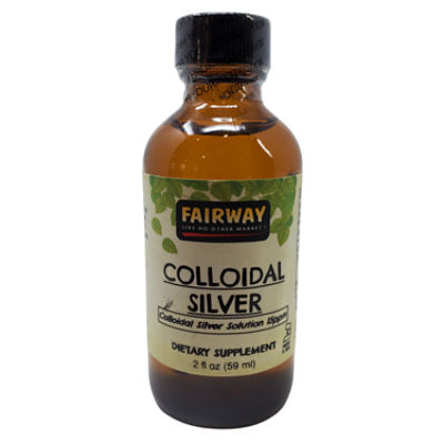 Fairway Dietary Supplement Colloidal Silver Soultion 15ppm, 1 oz