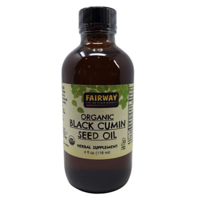 Fairway Organic Black Cumin Seed Oil, 4 oz