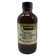 Fairway Organic Black Cumin Seed Oil, 4 Ounce
