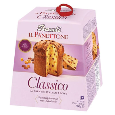 BAULI CAKE PANETTONE CLASSICO 500G, 17.6 oz