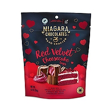 Niagara Chocolates Dark Red Velvet Cheesecake Cups, 4.1 oz