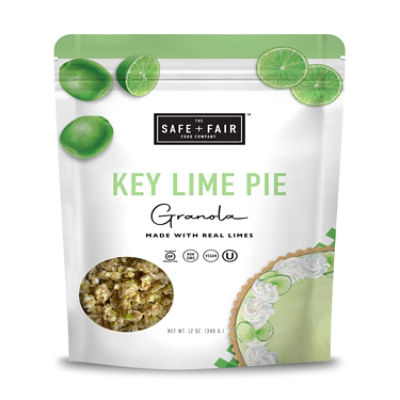 SAFE AND FAIR KEY LIME PIE GRANOLA, 12 oz