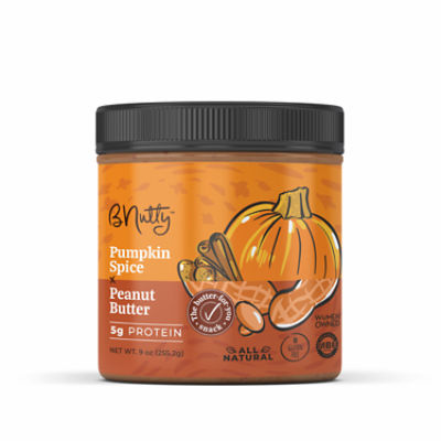 BNUTTY PUMPKIN SPICE PEANUT BUTTER, 9 oz