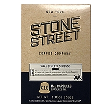 Stone Street Coffee Wall St Capsules, 1.83 Ounce