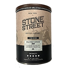 Stone Street Coffee Wall St Espresso Fine Grind, 10 oz