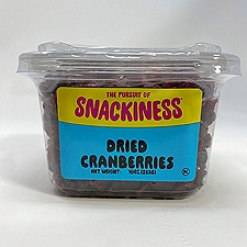 SNACKINESS DRIED CRANBERRIES    , 10 oz