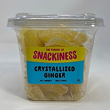 SNACKINESS CRYSTALIZED GINGER , 12 oz