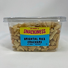 SNACKINESS ORIENTAL RICE CRACKERS, 12 oz