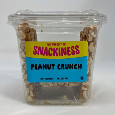 SNACKINESS PEANUT CRUNCH, 9 oz