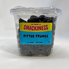SNACKINESS PITTED PRUNES, 12 oz