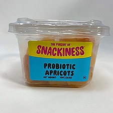 SNACKINESS PROBIOTIC APRICOTS , 10 oz