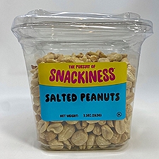SNACKINESS SALTED PEANUTS, 9.5 oz
