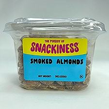 SNACKINESS SMOKED ALMONDS, 9 oz
