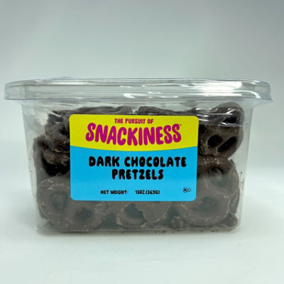 SNACKINESS DARK CHOC PRETZEL