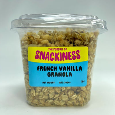 SNACKINESS GRANOLA FRENCH VANILLA