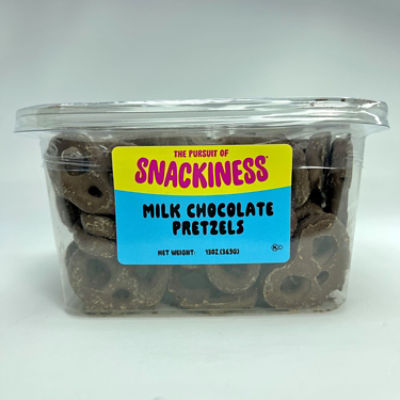 SNACKINESS MILK CHOC PRETZELS