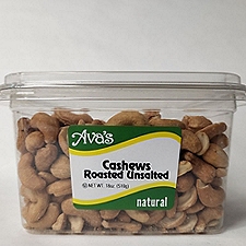 Ava's Dried Fruits and Snacks Cashews - Tub, 18 Ounce