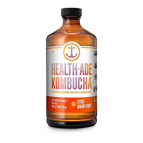 Health-Ade Kombucha - Citrus Immune Boost 16 fluid oz
