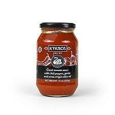 Kyknos - Tomato Sauce with Chilli Pepper, Garlic & Olive Oil, 15 Ounce