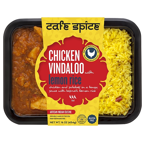 Cafe Spice Chicken Vindaloo with Basmati Lemon Rice, 16 oz