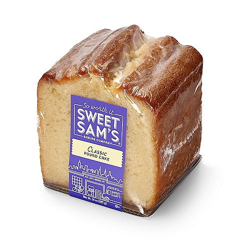 SWEET SAMS 1/4 CLASSIC POUND CAKE, 14 oz