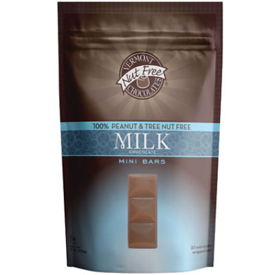 VERMONT CHOCOLATES MILK CHOCOLATE MINI BARS 9 ounce