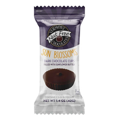 VERMONT CHOCOLATES DARK CHOC SUN BLOSSOMS