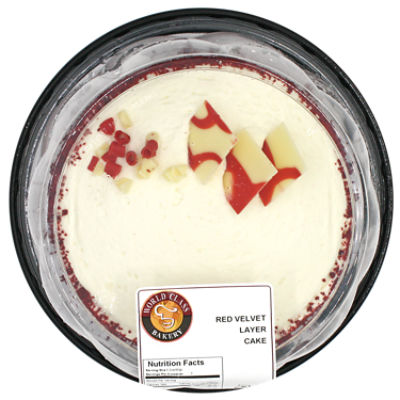 World Class Bakery Red Velvet layer Cake, 22 oz