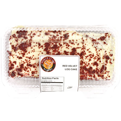 World Class Bakery Red Velvet log Cake, 11 oz