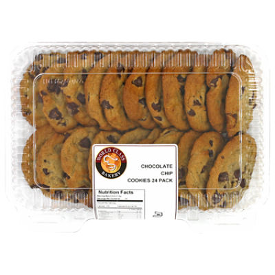 World Class Bakery Chocolate Chip Cookies 24pk, 20 oz