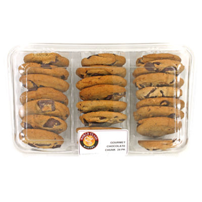 World Class Bakery Gourmet Chocolate Chunk Cookies 24 Pk, 29 oz